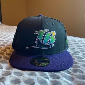 Tampa Bay Devil Rays vintage NewEra 59Fifty Fitted Hat. Size 7 & 1/8th